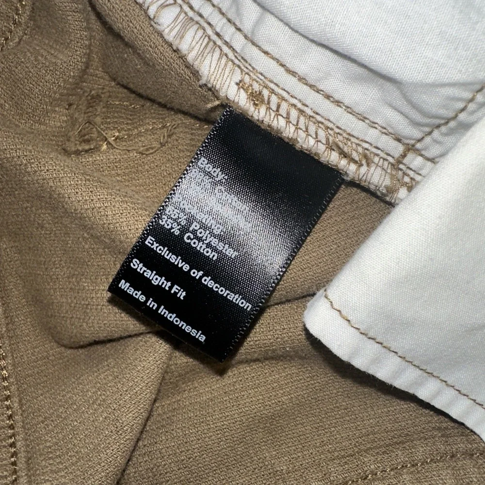 Flint and Tinder Pants Mens Fit 31/28 Brown Corduroy Straight Fit Mid Rise